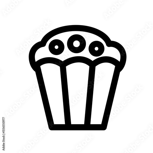 Cup Cake line icon