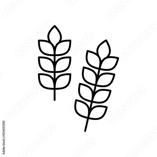 Cereal Grain Food Line Icon