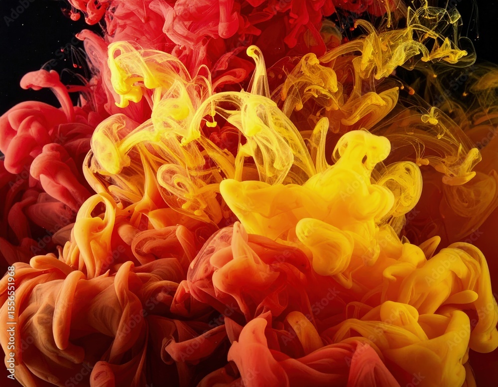 Obraz premium Abstract swirling colors (2)