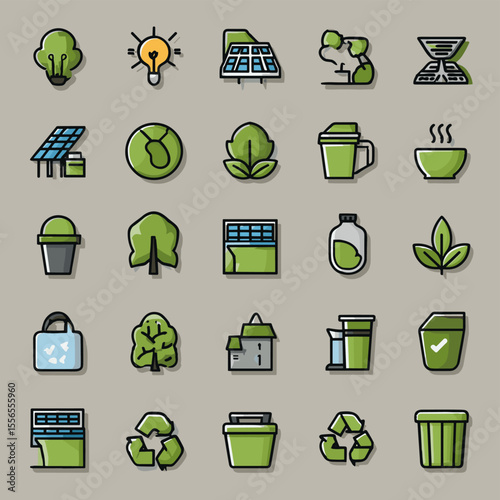 Environment-conscious icon design for modern use.