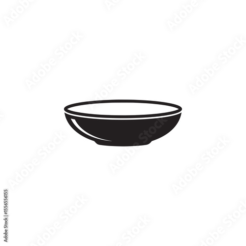  ceramic bowl vector illustration