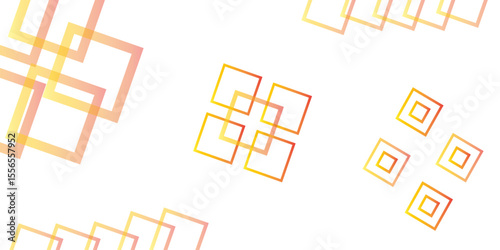 Abstract vector illustration featuring a colorful digital pattern of interconnected squares, perfect for modern business, technology, or web design