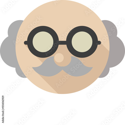 Elderly Man Avatar Icon