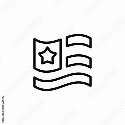 wavy togo flag icon sign vector