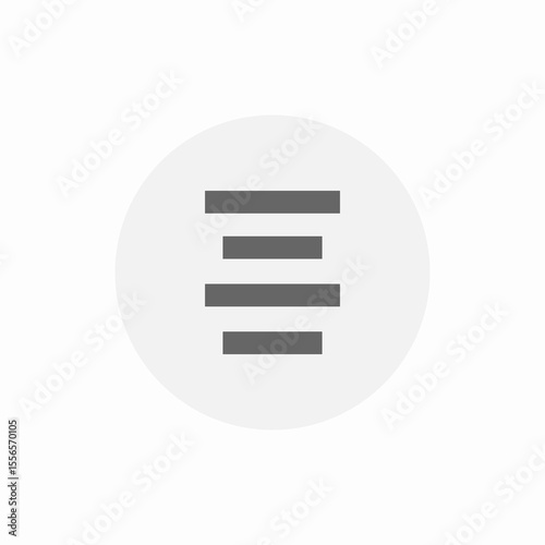 center captions icon sign vector