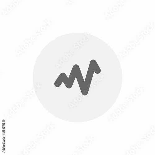 zigzag drawing style icon sign vector
