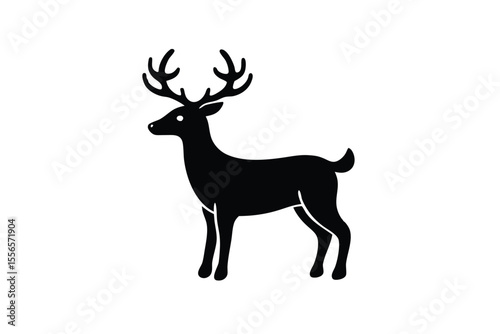 deer silhouette vector