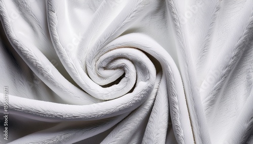 soft white terrycloth towel swirl texture