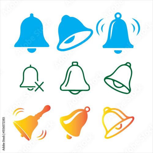 Notification Pop-up bell with ringing alert