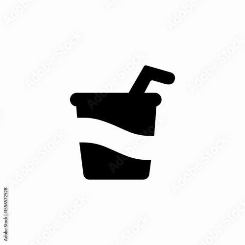 soda drink icon sign vector