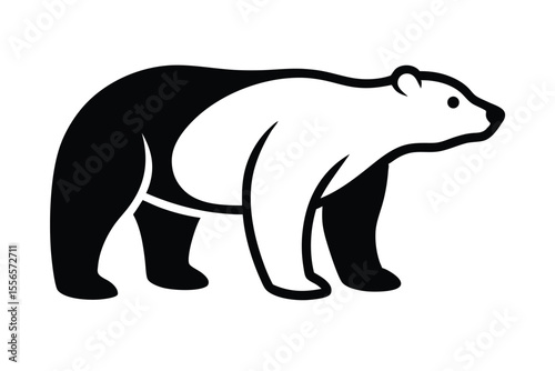 silhouette of bear