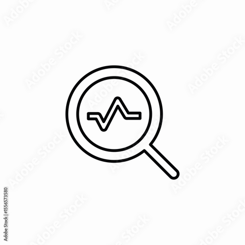 heart exam icon sign vector