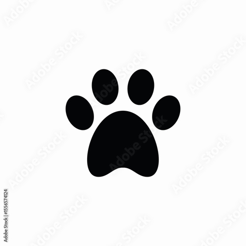 paw pet icon sign vector