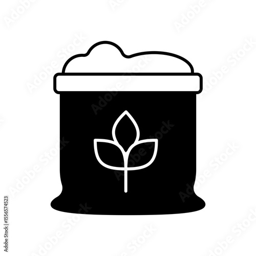Grain Bag Harvest Storage Fill Icon