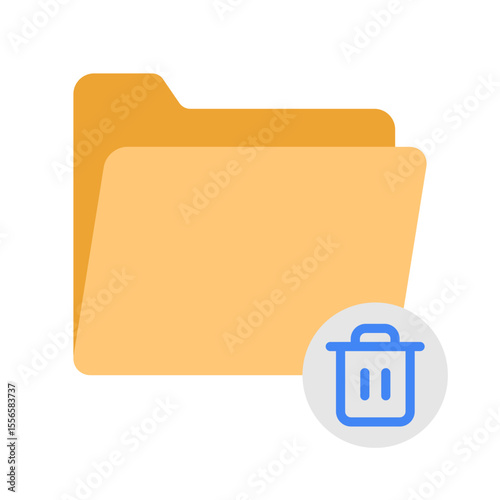 Delete Folder Trash svg icon