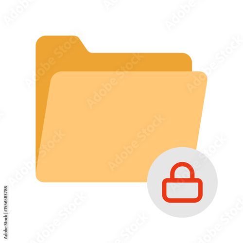 Locked Secure Folder svg icon