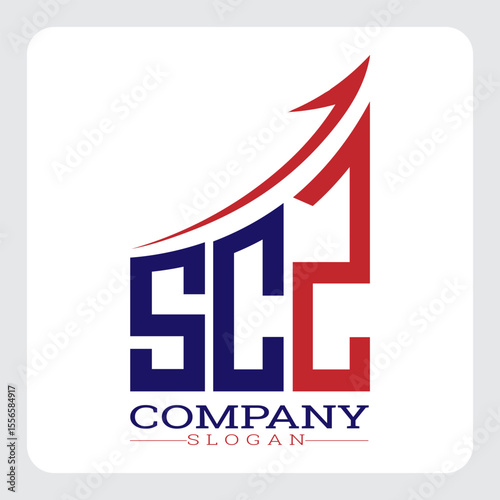SCZ logo design, SCZ Company Logo Design Growth vector, SCZ Upward Arrow Business Success Logo vector, SCZ Corporate Branding Logo, SCZ simple and modern logo, SCZ business finance logo design, etc.