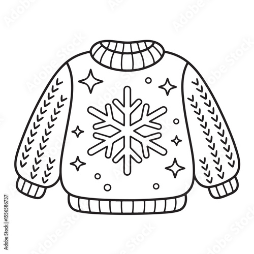Cozy Winter Fireplace Scene with Cat and Cocoa – Bold Line Coloring Page, bold lines Coloring Page, cozy winter  Coloring Page, fireplace Coloring Page, cat, hot cocoa, illustration Coloring  page
