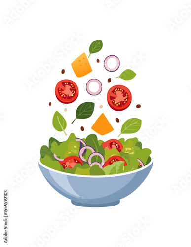 salad in a bowl