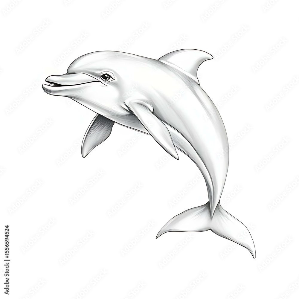 Fototapeta premium dolphin art