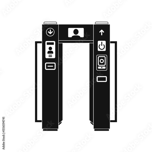 Facial recognition turnstile for safety and health control  