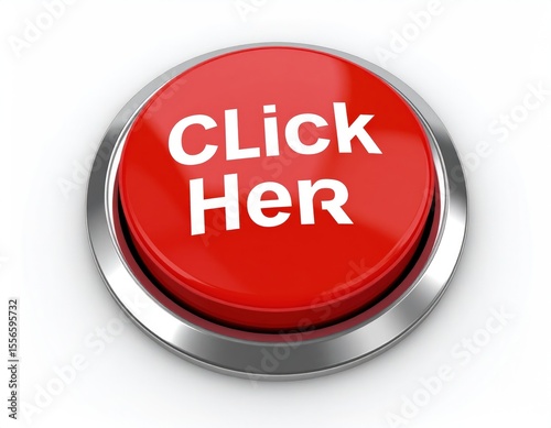 Free Download Red button with text 