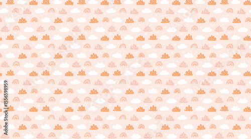 Minimalist Abstract Geometric Seamless Pattern