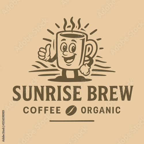 Cool Coffee Label Pouch Template