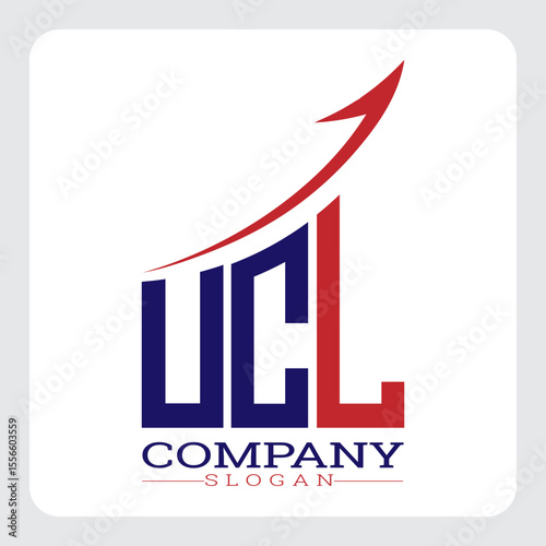 UCL logo design, UCL Company Logo Design Growth vector, UCL Upward Arrow Business Success Logo vector, UCL Corporate Branding Logo, UCL simple and modern logo, UCL business finance logo design, etc.