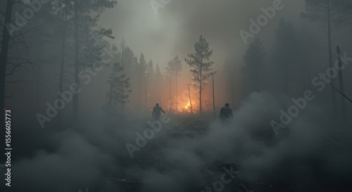 Inside the Inferno - Disorientation in a Smoky Forest