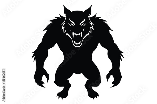 werewolf vector icon