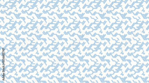 Abstract Blue Camouflage Seamless Pattern