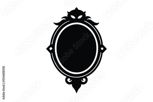 possessed mirror vector icon
