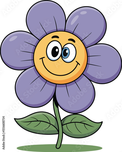 Scared Blue Bomb Cartoon Character with Lit Fuse and Sweating, Expressing Urgency and Panic, cad drawing flat vector illustration.