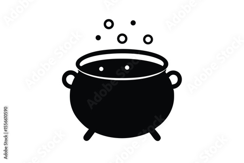 cauldron vector icon