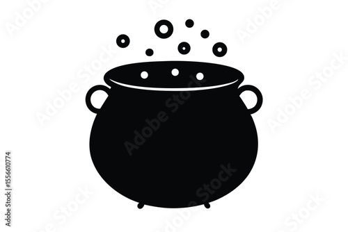 vector illustration of pots