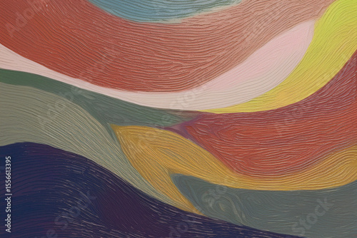 Modern Abstract Painterly Brushstrokes Texture