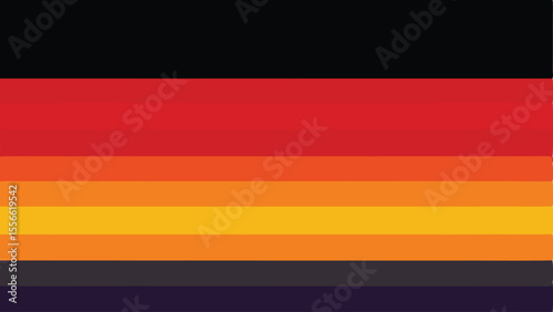 Abstract sunset gradient with horizontal bands suitable for various design projects