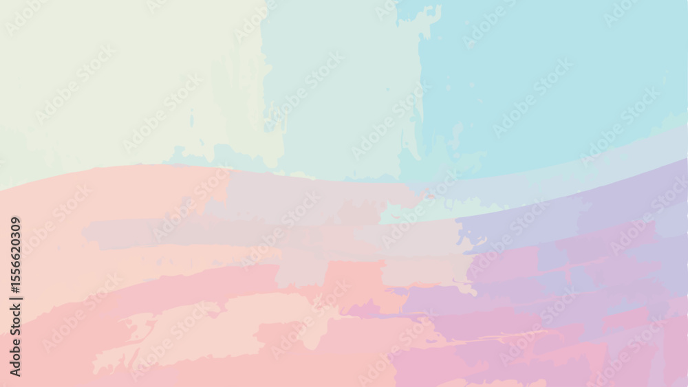 Fototapeta premium Abstract watercolor background with pastel hues suitable for various design purposes