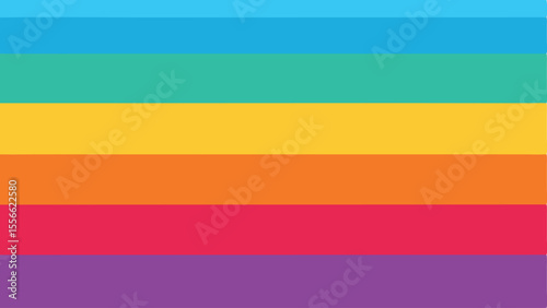 Colorful rainbow striped background with transparency ideal for diverse design projects