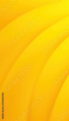 A close up view of a yellow wall with curved lines.
