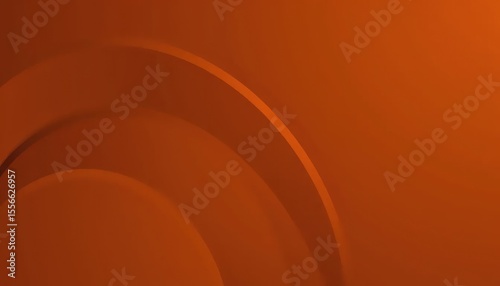 An orange background with curved lines.