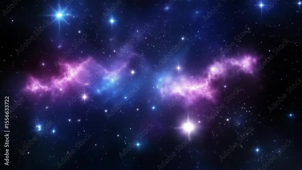 Cosmic nebula cloud of star dust in a colorful universe galaxy Cosmic nebula cloud of star dust in a colorful universe galaxy