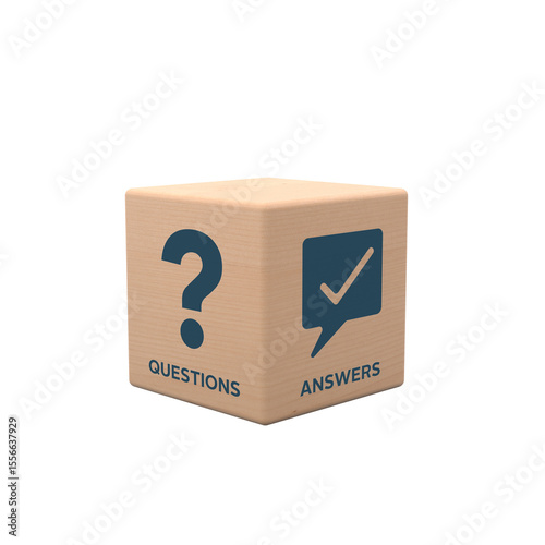 Q and A symbols on wooden cube block on a green background. Q and A concept. Illustration for frequently asked questions concepts on business issues, social networks and websites	
