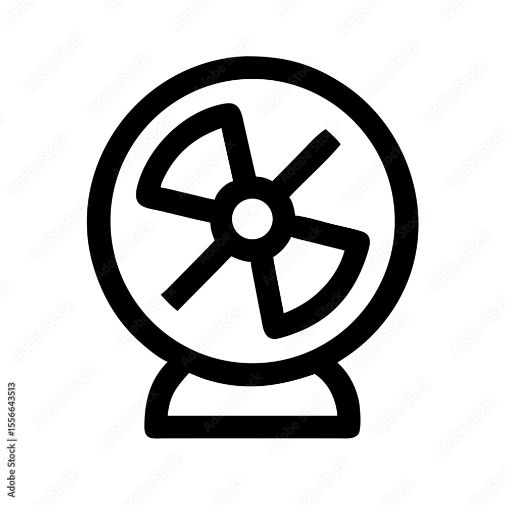 Fototapeta premium fan icon