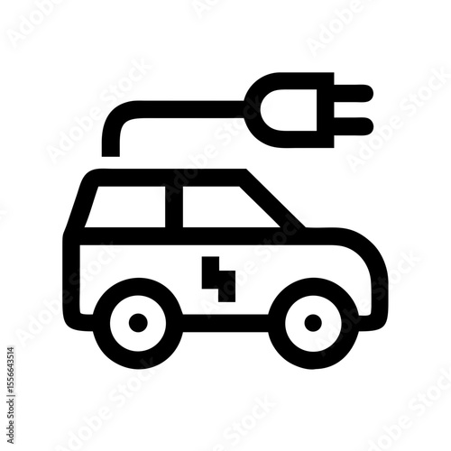 electric car icon