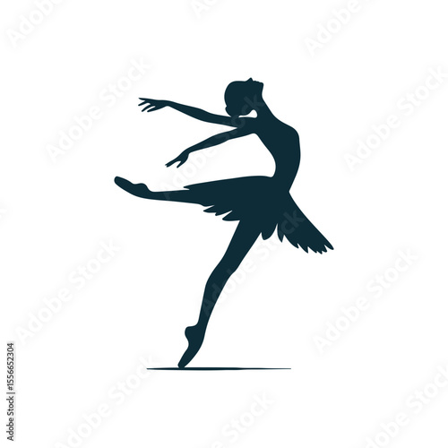 A twirling ballerina