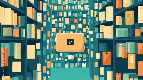 Modern Flat Vector Illustration of Data Privacy Concepts