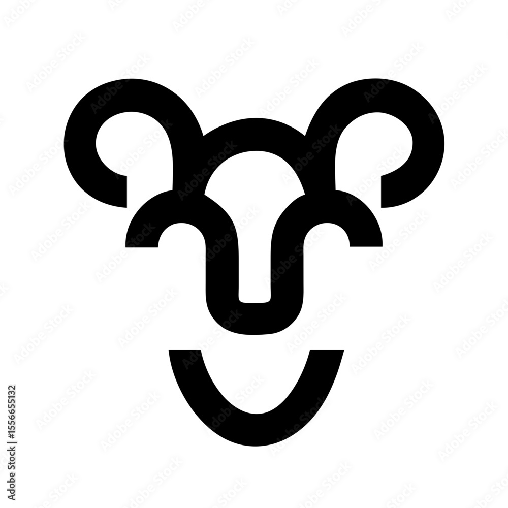 Obraz premium urial icon