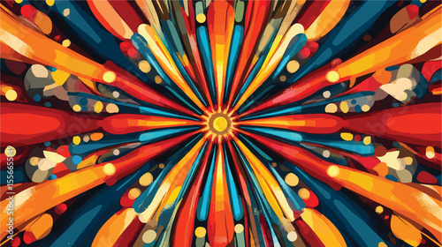 Colorful Firecracker Firework Vector Design for Festival Celebration